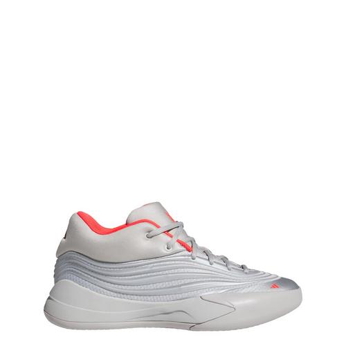 Rückansicht von adidas Dame X Schuhe Basketballschuhe Silver Metallic / Grey Two / Lucid Red