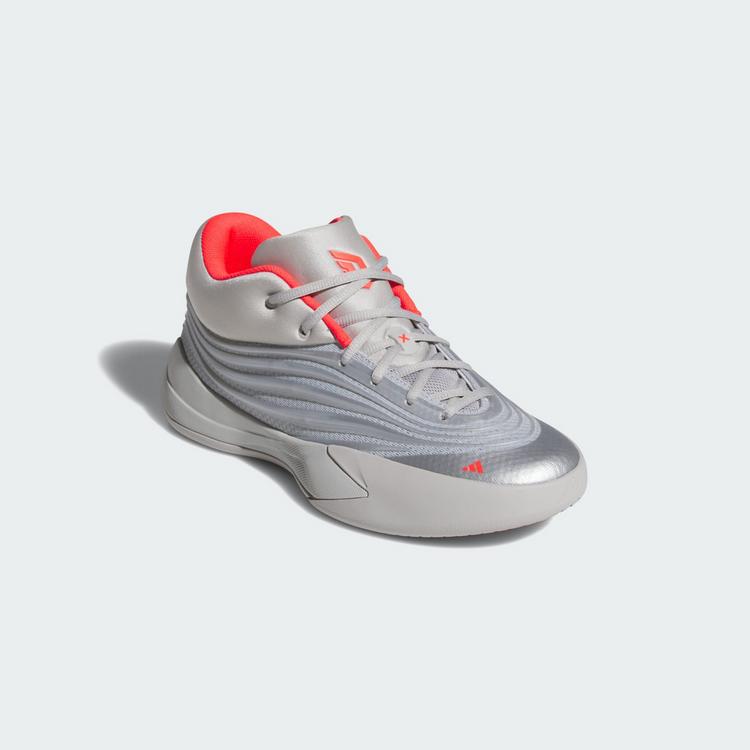 adidas adidas Dame X Schuh Basketballschuhe - Silver Metallic / Grey Two / Lucid Red - 3 | SportScheck