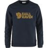 FJ&Auml;LLR&Auml;VEN Fj&auml;llr&auml;ven Logo Sweater Langarmshirt Herren - Marine