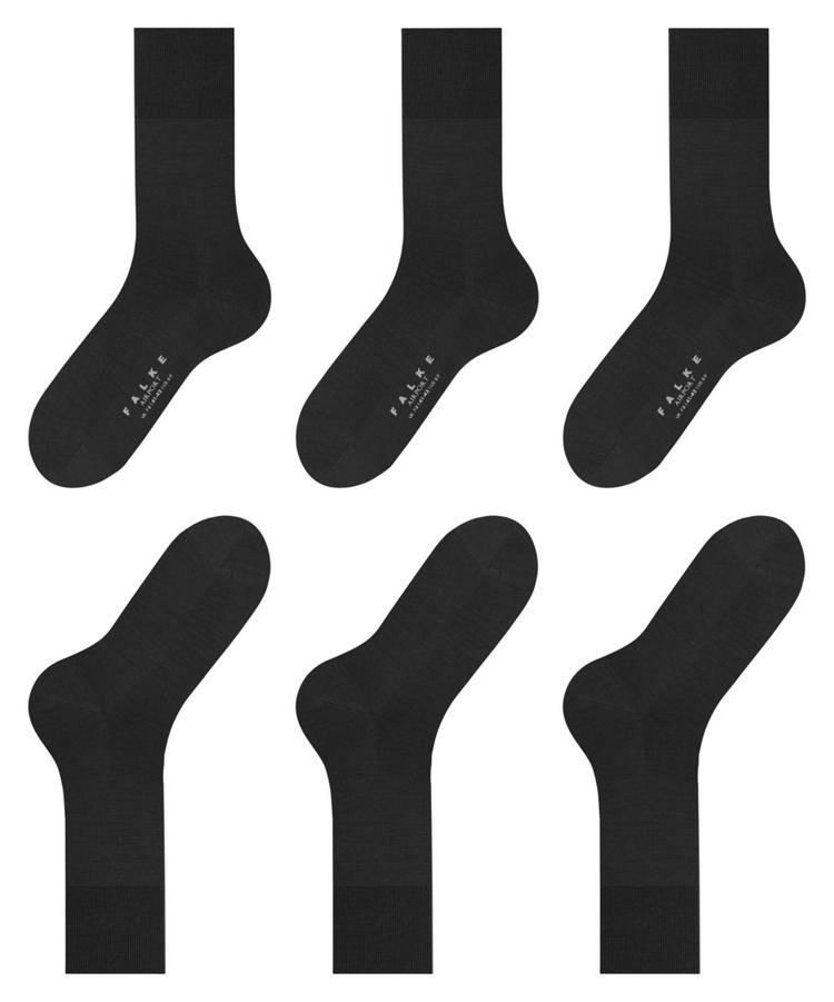 Falke Falke Airport Bundle 3P SO Socken Herren - black (3000) - 2 | SportScheck