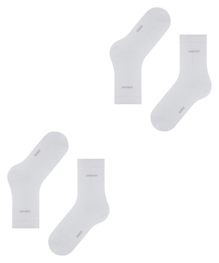 ESPRIT ESPRIT Basic Easy SO  2-Pack Socken Damen - white (2000) - 2 | SportScheck
