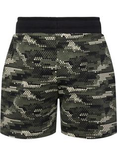 Rückansicht von hummel hmlFSK GO SHORTS Funktionsshorts Kinder FOREST NIGHT