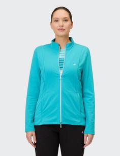 Rückansicht von JOY sportswear DORIT Trainingsjacke Damen blue lagoon