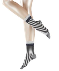 ESPRIT Fold Stripe SO Freizeitsocken Damen marine (6120)