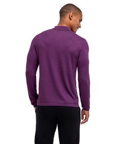 Rückansicht von Falke Strickpullover Herren aubergine (8282)