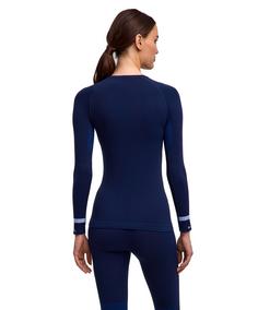 Rückansicht von Falke W Longsleeved Shirt Trend w Funktionsshirt Damen space blue (6116)