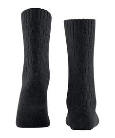 Rückansicht von Falke Freizeitsocken Damen black (3000)