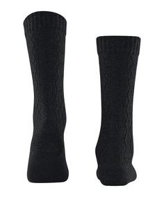 Rückansicht von Falke Freizeitsocken Damen black (3000)