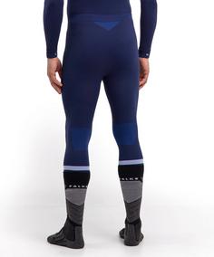 Rückansicht von Falke Thermounterhose Herren space blue (6116)
