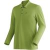 Maier Sports Long Pique Polo M Poloshirt Herren - Gr&uuml;n