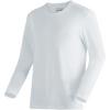 Maier Sports Tight Long Tee M Langarmshirt Herren - Wei&szlig;