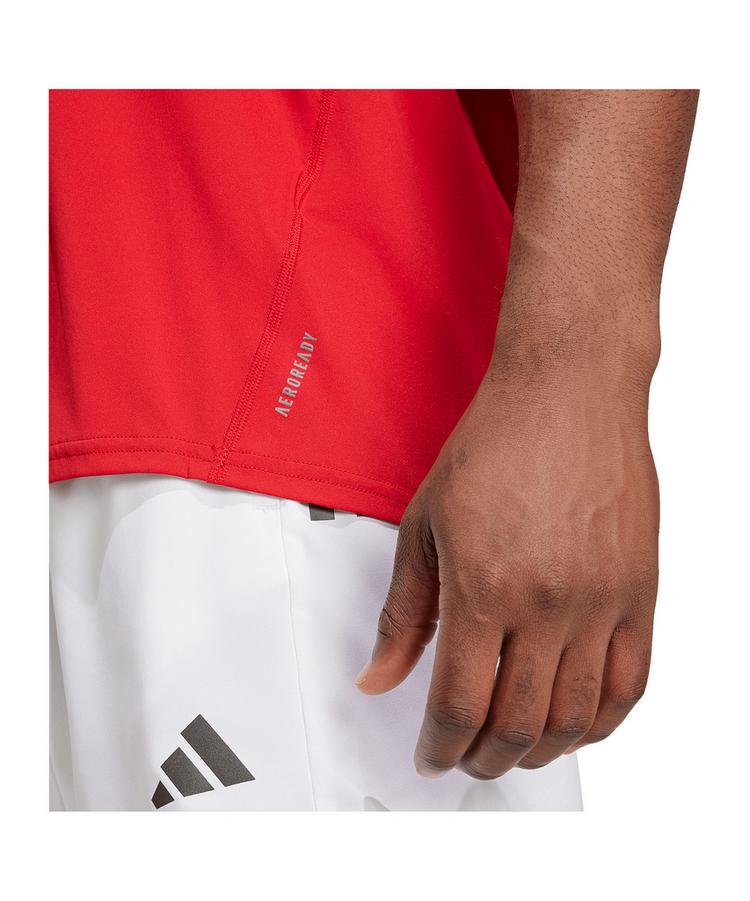 adidas adidas Adizero Tanktop Wei&szlig; Laufshirt Herren - rot - 2 | SportScheck