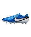 Nike Tiempo Legend X Elite SG Max Voltage Fu&szlig;ballschuhe - blauweiss