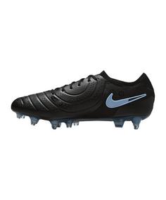 Rückansicht von Nike Tiempo Legend X Elite SG Max Voltage Fußballschuhe schwarz