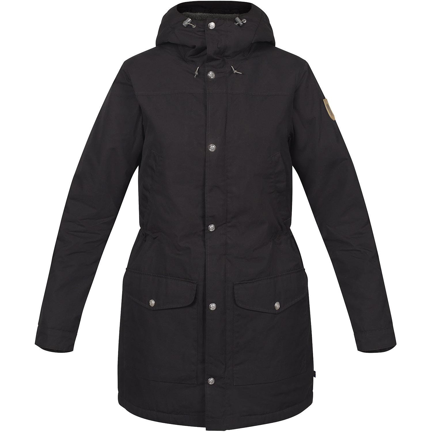 FJ&Auml;LLR&Auml;VEN Greenland Winterjacke Damen - Schwarz