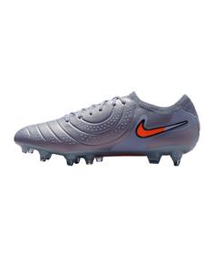 Rückansicht von Nike Tiempo Legend X Elite SG Max Voltage Fußballschuhe blauschwarz