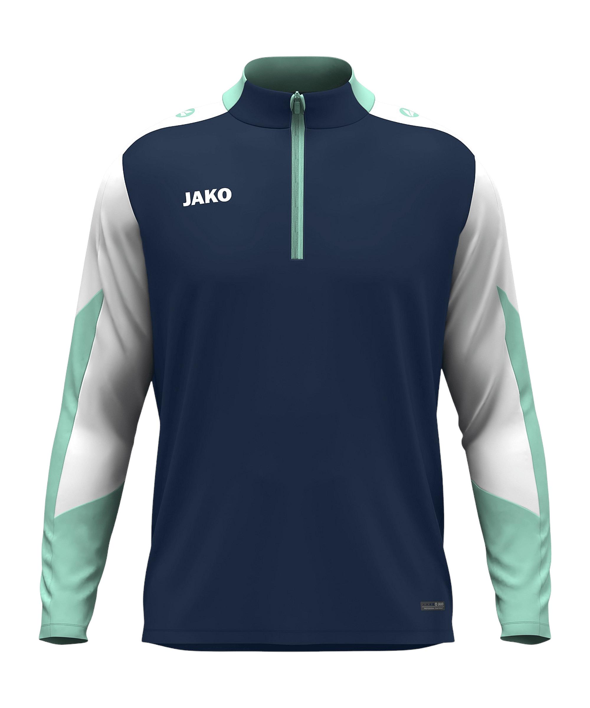 JAKO Dynamic Ziptop Sweatshirt Kids Funktionssweatshirt Kinder - blau
