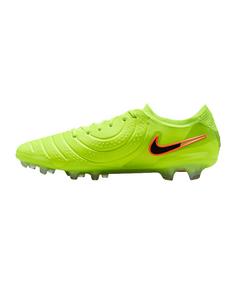 Rückansicht von Nike Tiempo Legend X Elite FG Max Voltage Fußballschuhe gelbschwarz