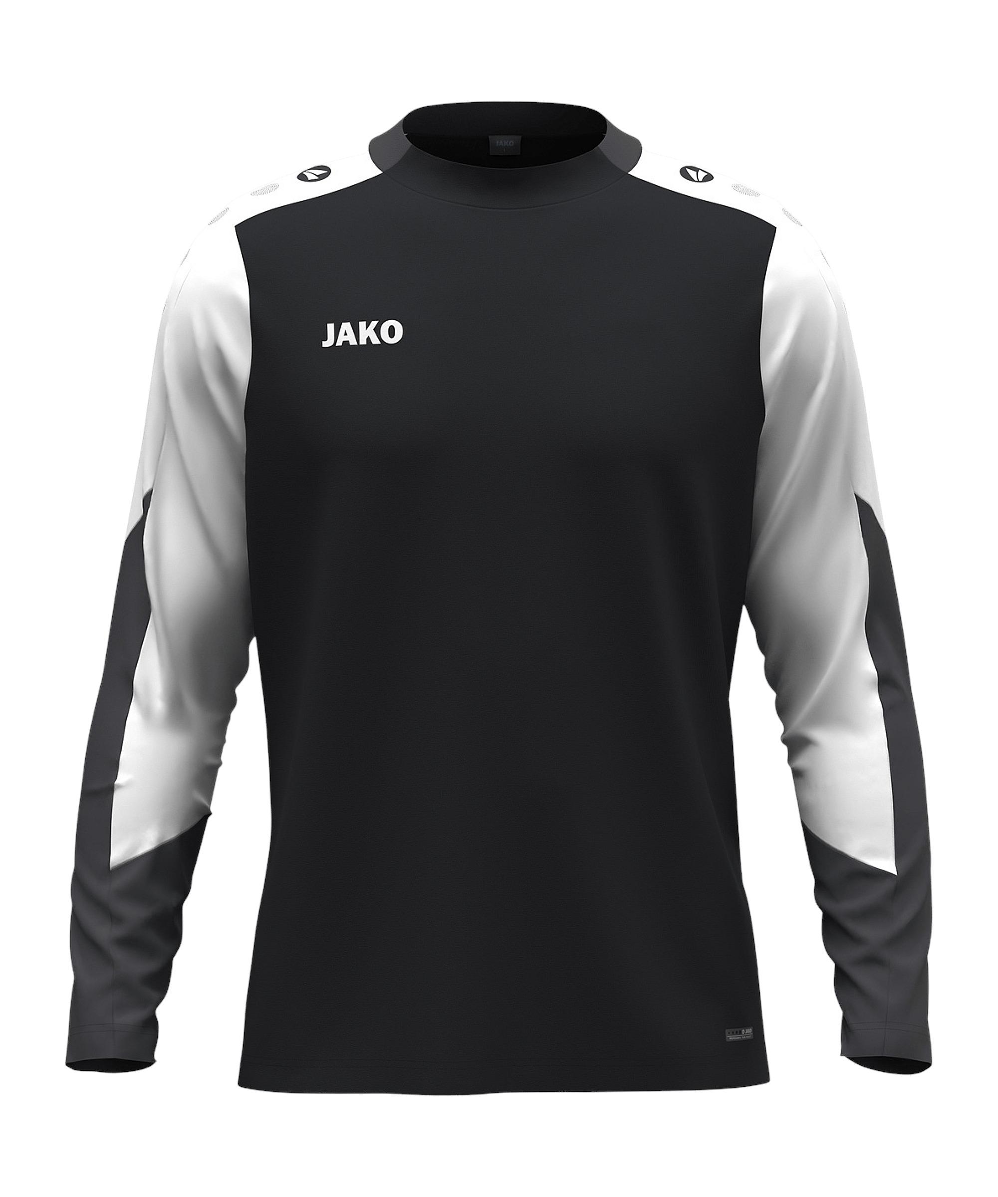 JAKO Dynamic Sweatshirt Kids Funktionssweatshirt Kinder - schwarzweissgrau