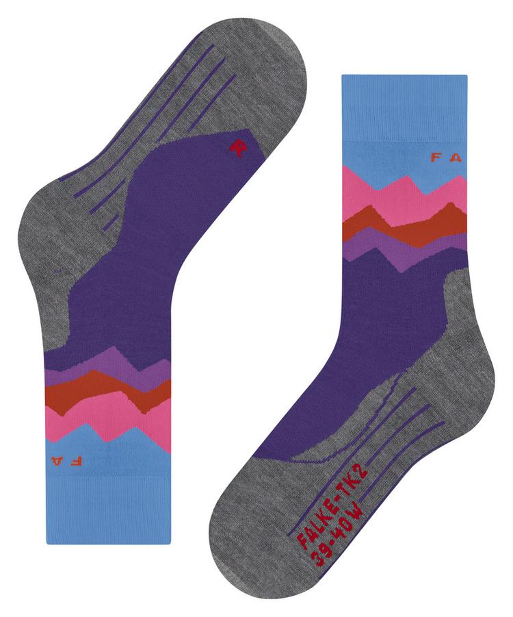Falke Falke TK2 Explore Socken Damen - purple (6300) - 3 | SportScheck