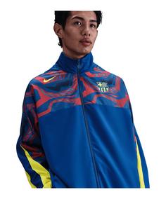 Nike FC Barcelona Strike Woven Trainingsjacke Trainingsjacke Herren blaugelb