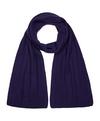 Falke Pure Cashmere Ribbed Scarf u Schal - violet (6737)
