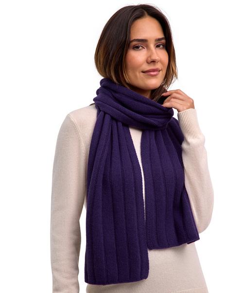 Rückansicht von Falke Schal violet (6737)