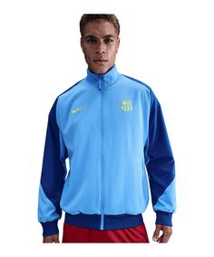Nike FC Barcelona Strike Anthem Jacke Trainingsjacke Herren blaublau