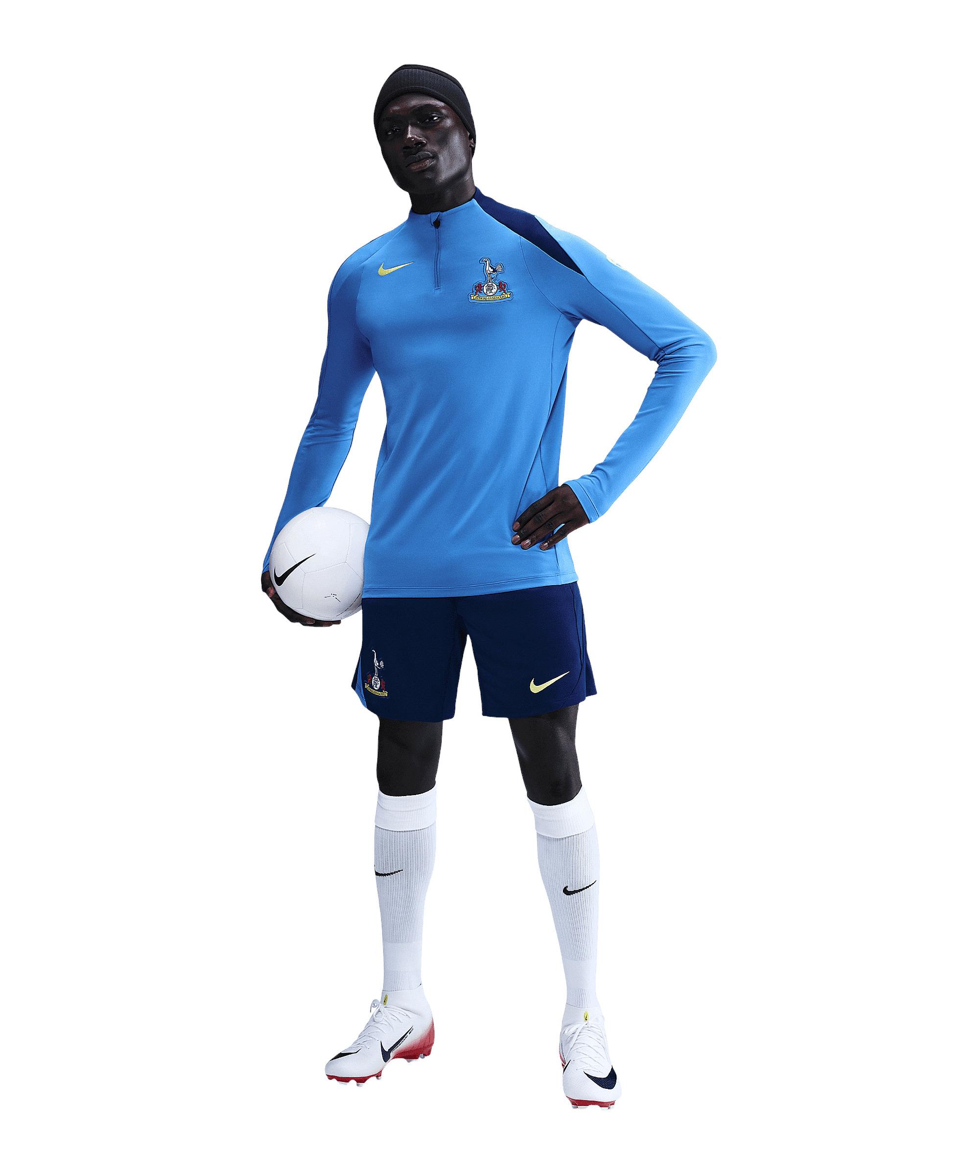 Nike Tottenham Hotspur Drill Top Sweatshirt Funktionssweatshirt Herren - blaugelb
