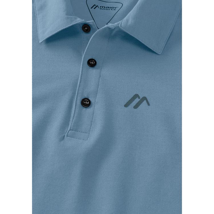 Maier Sports Maier Sports Long Pique Polo M Poloshirt Herren - Lila - 1 | SportScheck