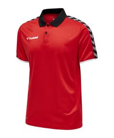 hummel Authentic Functional Poloshirt F8745 Poloshirt Herren rot