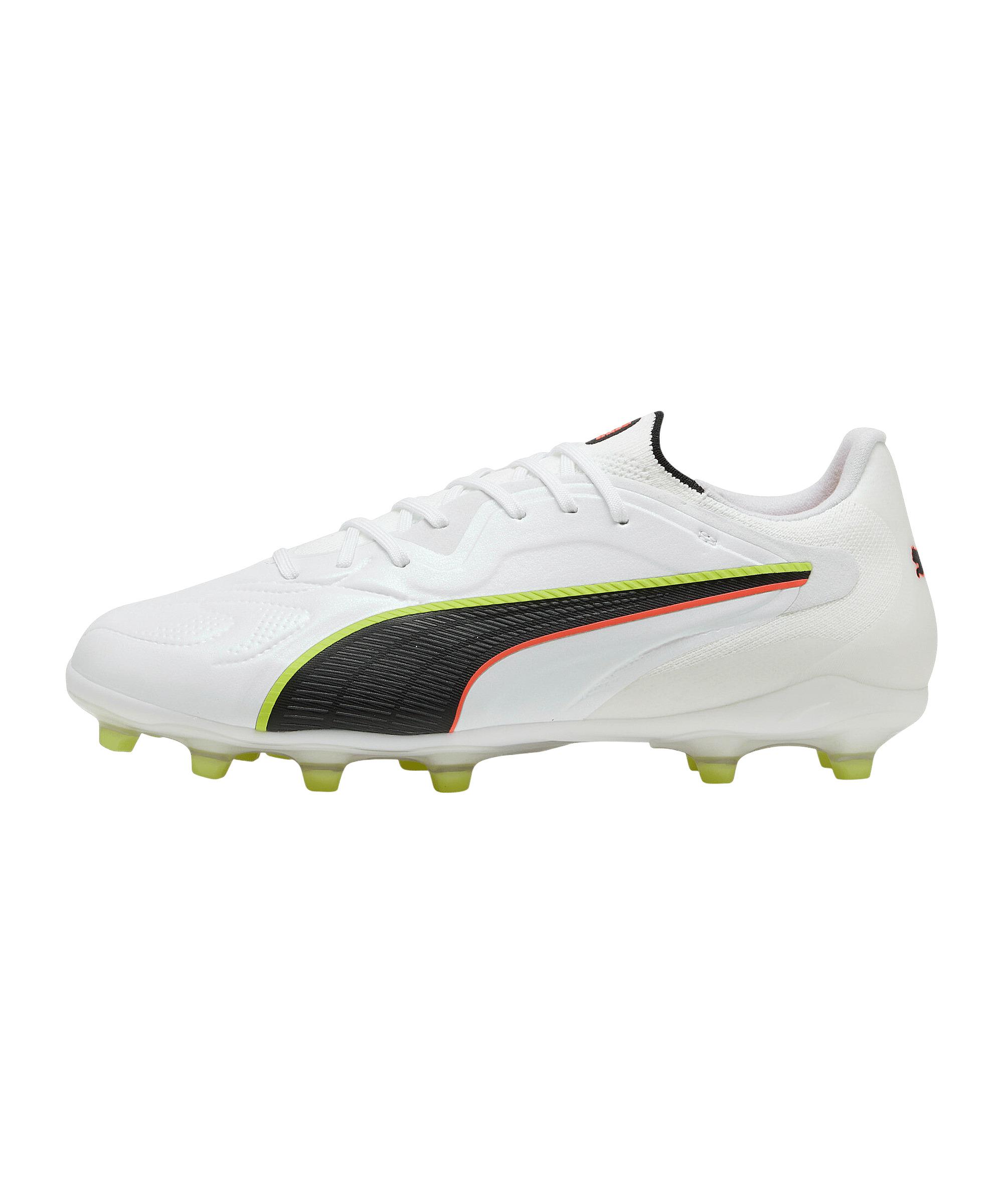 PUMA KING 20 Pro FG/AG Eclipse Fu&szlig;ballschuhe Herren - weiss