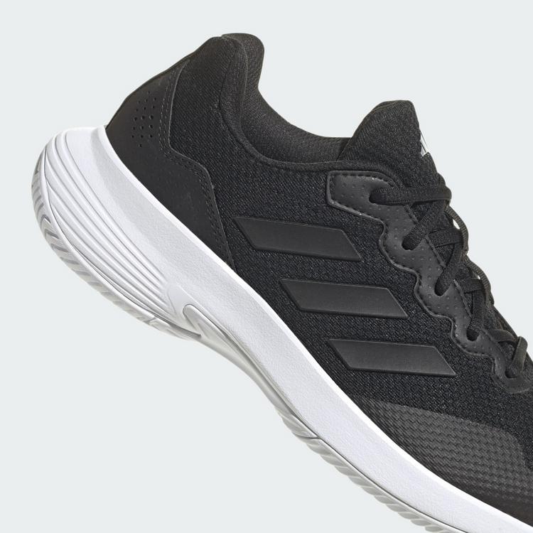 adidas adidas Gamecourt 2.0 Tennisschuh Tennisschuhe Herren - Core Black / Core Black / Silver Metallic - 7 | SportScheck