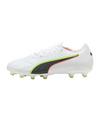 PUMA KING 20 Match FG/AG Unleash Kids Wei&szlig; Fu&szlig;ballschuhe Kinder - weiss