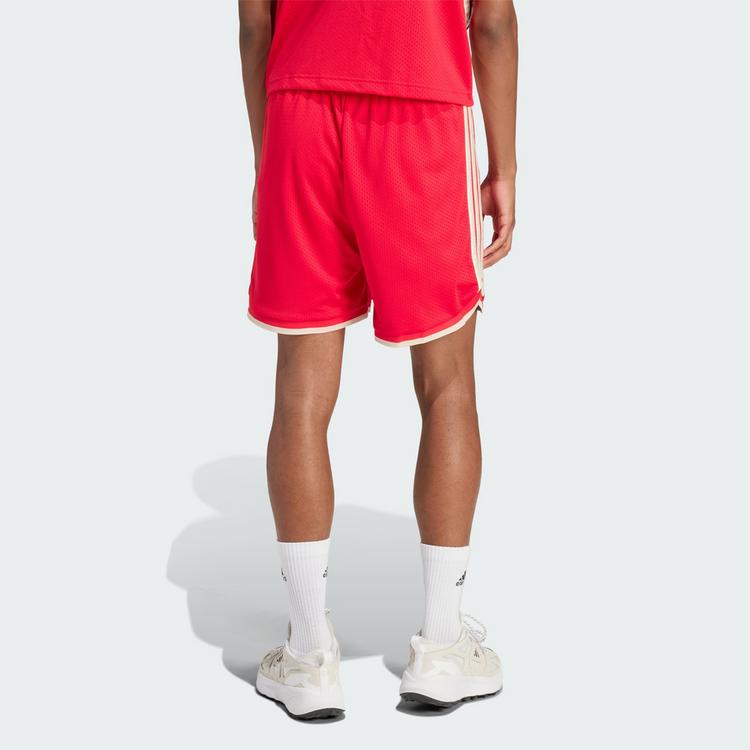 adidas adidas STADIUM MESH SHORTS Funktionsshorts Herren - Pure Ruby / Crystal Linen / Off White - 1 | SportScheck