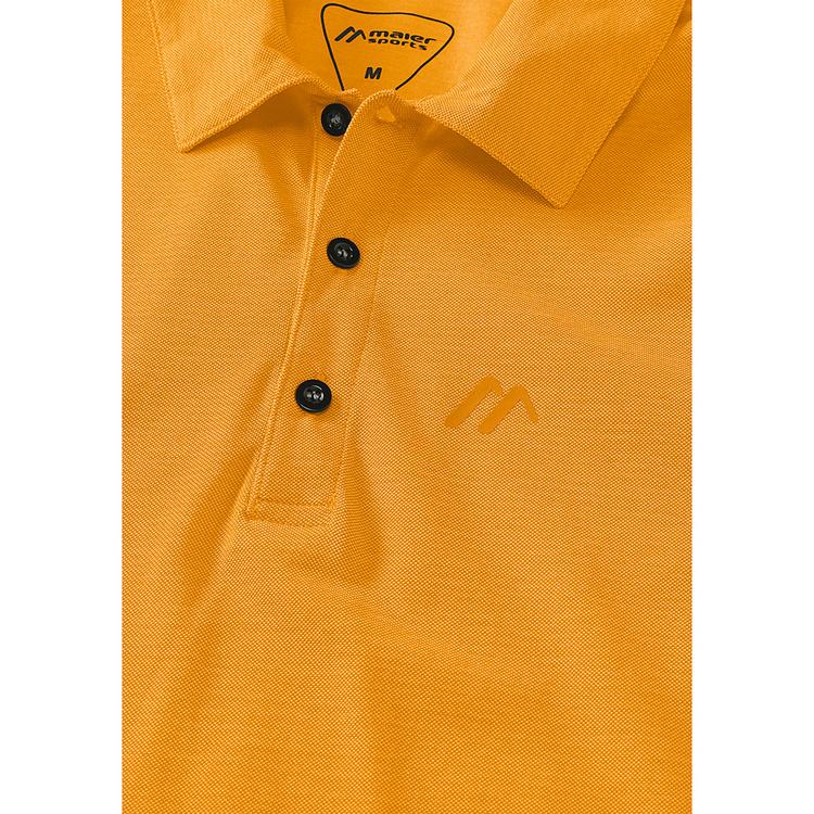 Maier Sports Maier Sports Long Pique Polo M Poloshirt Herren - Orange501 - 1 | SportScheck