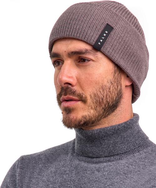 Rückansicht von Falke Beanie walnut mel (5970)