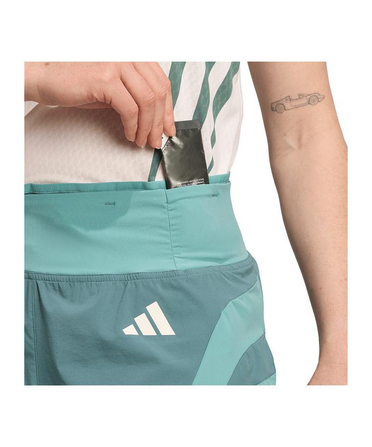 adidas adidas Adizero Archive Short Damen Laufshorts Damen - gruen - 1 | SportScheck