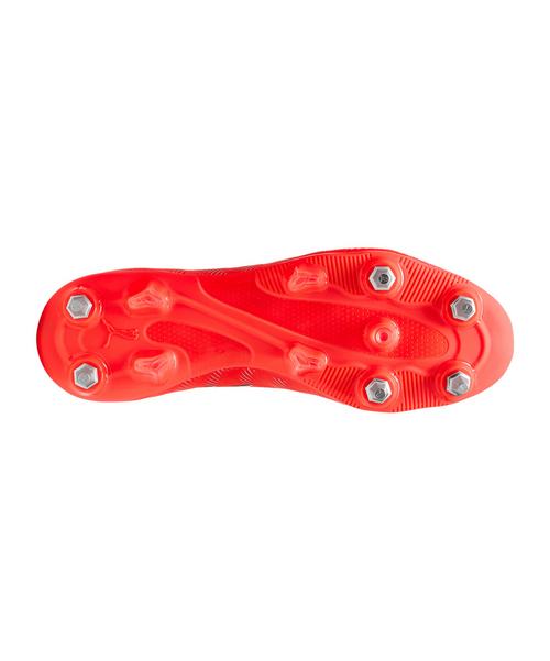 Rückansicht von PUMA FUTURE 9 Pro Mx SG Unleash Fußballschuhe Herren rot