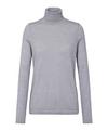 Falke Merino X-Fine Roll Neck Strickpullover Damen - light grey heather (3106)