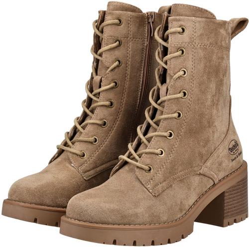 Rückansicht von Dockers Stiefelette Stiefel Damen Hellbraun