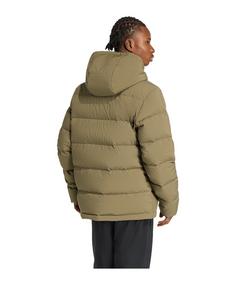 Rückansicht von adidas Helionic CLIMAWARM Hooded Down Jacke Sweatjacke Herren gruen
