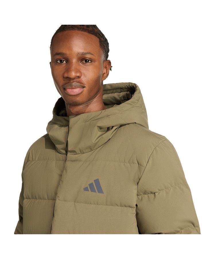 adidas adidas Helionic CLIMAWARM Hooded Down Jacke Sweatjacke Herren - gruen - 0 | SportScheck
