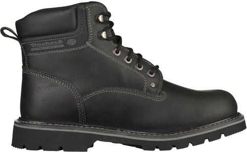 Rückansicht von Dockers Stiefelette Stiefel Herren Schwarz