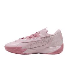 Rückansicht von PUMA Scoot Zeros II Peach Hallenschuhe Herren rosa