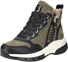 Mustang Stiefelette Stiefel Damen Military