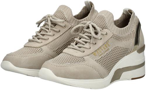Rückansicht von Mustang Sneaker Sneaker Damen Beige