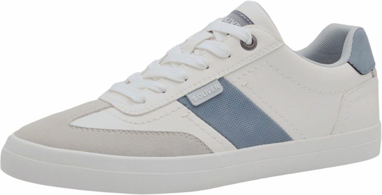 S.OLIVER Sneaker Sneaker Herren - Wei&szlig;/Blau
