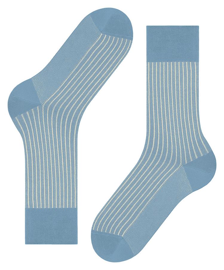 Falke Falke Oxford Stripe SO Socken Herren - azur (6788) - 2 | SportScheck