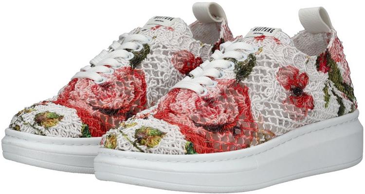 Mustang Mustang Halbschuhe Sneaker Damen - Wei&szlig;/Rot - 0 | SportScheck